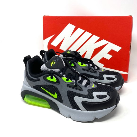 🌿Sale🌿 Nike AT5627 006 Air Max 200 GS Dark Grey Green Women's Running Shoes - Picture 6 of 11